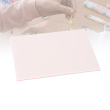 Rubber Carving Block for Stamp Making 20x15x0.5cm Rose White