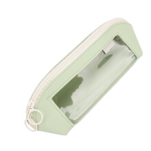 Large Transparent PU Pencil Case