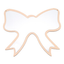 2pcs Nordic Style Mirror Household Hanging Decorative Makeup Mirror