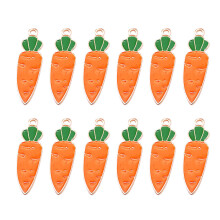 60Pcs Lovely Carrot Jewelry Pendants Portable DIY Decor for Bracelets