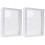 2 Pcs Double Sided Glass Photo Frame Specimen Clip 2
