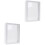 2 Pcs Double Sided Glass Photo Frame Specimen Clip 3