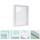2 Pcs Double Sided Glass Photo Frame Specimen Clip 8