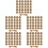 250 Sets Kraft Paper Tags Blank Gift Labels 6