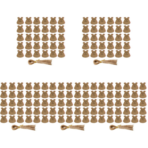 250 Sets Kraft Paper Tags Blank Gift Labels 1