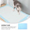 100 Pcs Disposable Dog Pee Pads Quick-Dry Puppy Training 11