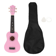 2 Pcs Basswood Ukulele 4-String Portable Musical Instrument