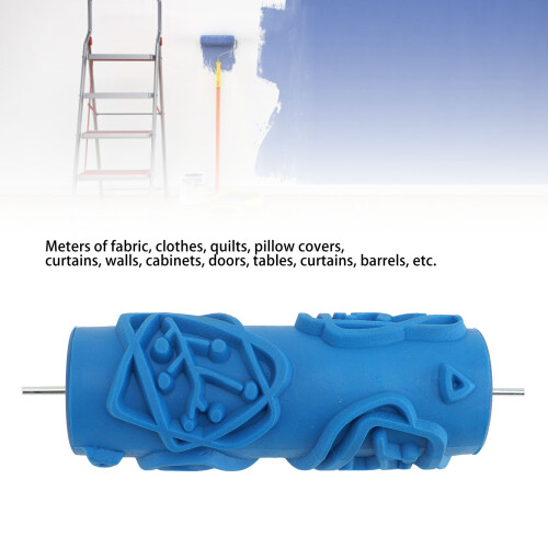 Muster-Farbrolle 105Y Weicher Gummikopf Blau 2