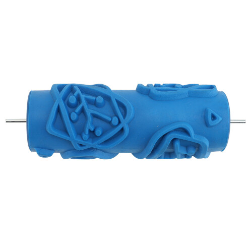Muster-Farbrolle 105Y Weicher Gummikopf Blau 1