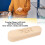Solid Wood Tailors Clapper with Scale – Multifunctional Sewing Tool, 24x4.5cm 4
