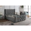 (Double, With Ottoman Storage, Silver) Rio Chesterfield Bedframe with Optional Ottoman Storage 1