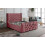 (King, Pink) Rio Chesterfield Bedframe with Optional Ottoman Storage 1