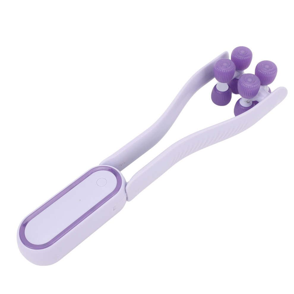Purple V Face Roller Massager For Face Lifting And Tightening, Abs Material