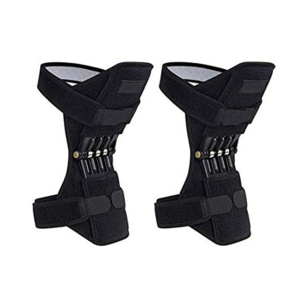 Knee Pads Knee Brace Support Rebound Power Leg Protector Joint Stabilizer Spring Force Elbow Pads - 2 Pieces Size 9084446770292