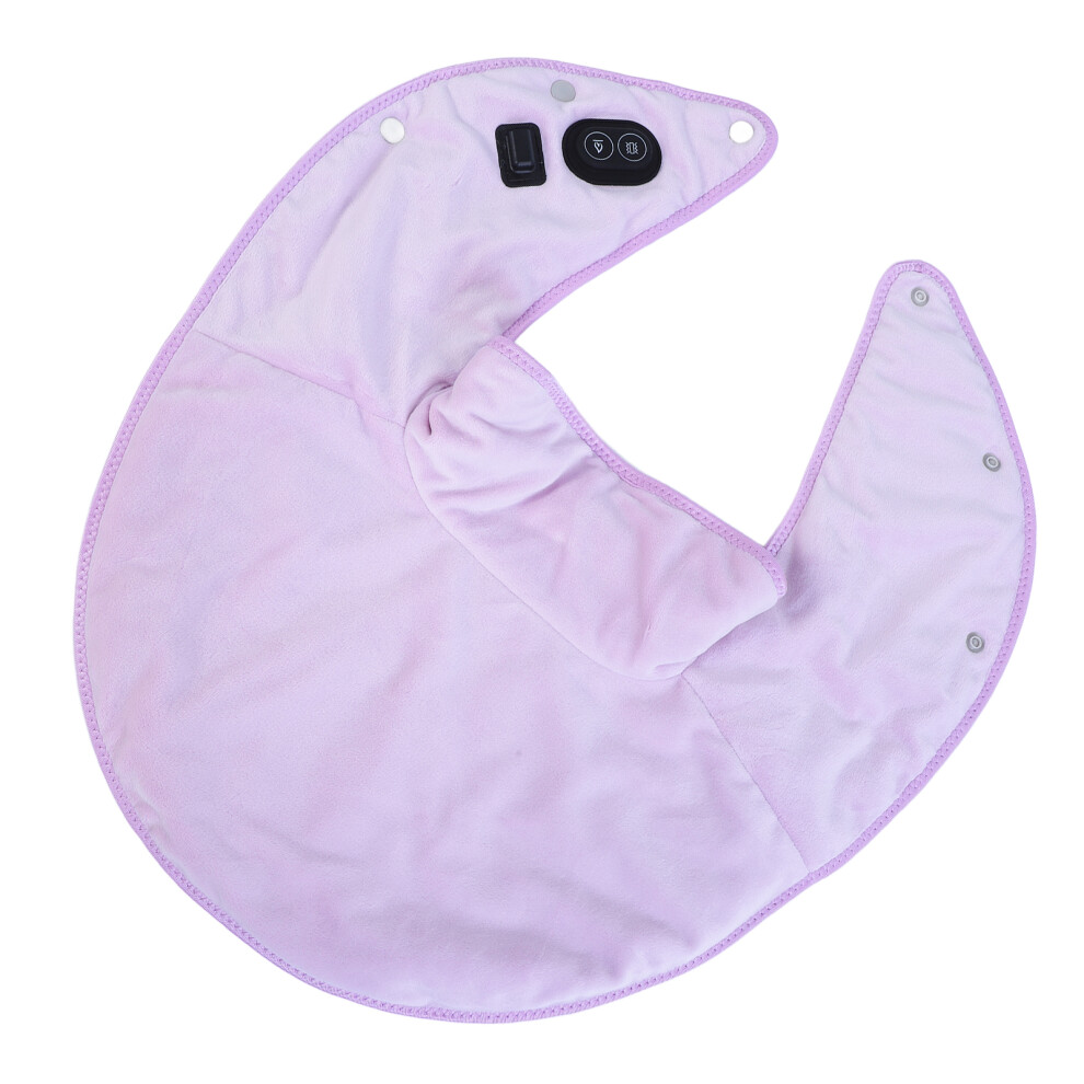 Heated Neck Shoulder Wrap 30cm Electric Heating Pad for Pain Relief Purple