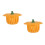 2pcs Kitchen Sink Drain Basket Strainer for Food Waste 8