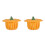 2pcs Kitchen Sink Drain Basket Strainer for Food Waste 7