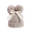 3pcs Kids Knitting Hat with Pompons and Bowknot 1