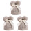 3pcs Kids Knitting Hat with Pompons and Bowknot 2