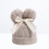 3pcs Kids Knitting Hat with Pompons and Bowknot 10