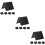30 Pcs Mini Chalkboard Signs Acrylic Reusable Message Boards 9