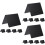30 Pcs Mini Chalkboard Signs Acrylic Reusable Message Boards 6