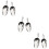 6 Pcs Stainless Pet Feeding Scoop Multifunction 10