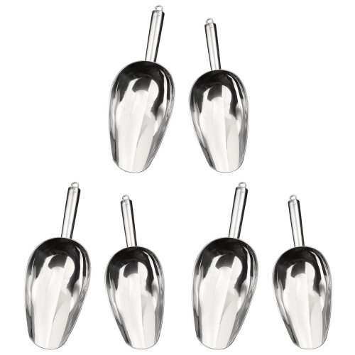 6 Pcs Stainless Pet Feeding Scoop Multifunction 2