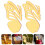 48 Pcs Acrylic Wine Markers Butterfly Shape Cup Tags 11