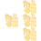 48 Pcs Acrylic Wine Markers Butterfly Shape Cup Tags 8
