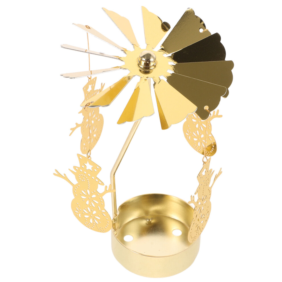 3pcs Spinning Carousel Candle Holder Nordic Metal Tray-image-OPC-PKCKPQ5-NEW