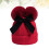 3pcs Kids Knitting Hat with Pompons and Bowknot 10