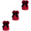 3pcs Kids Knitting Hat with Pompons and Bowknot 5