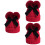 3pcs Kids Knitting Hat with Pompons and Bowknot 6