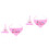 4Stk Rosa Hundebandanas Baumwolle Comfort Für & 4