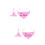 4Stk Rosa Hundebandanas Baumwolle Comfort Für & 7