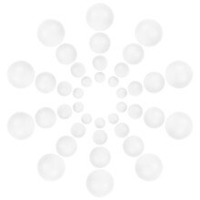 550 Pcs Polystyrene Foam Balls Craft Assortment
