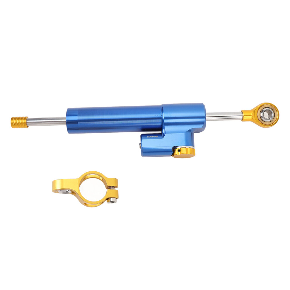 Motorcycle Steering Damper Adjustable Universal Blue/Gold 8320539929910