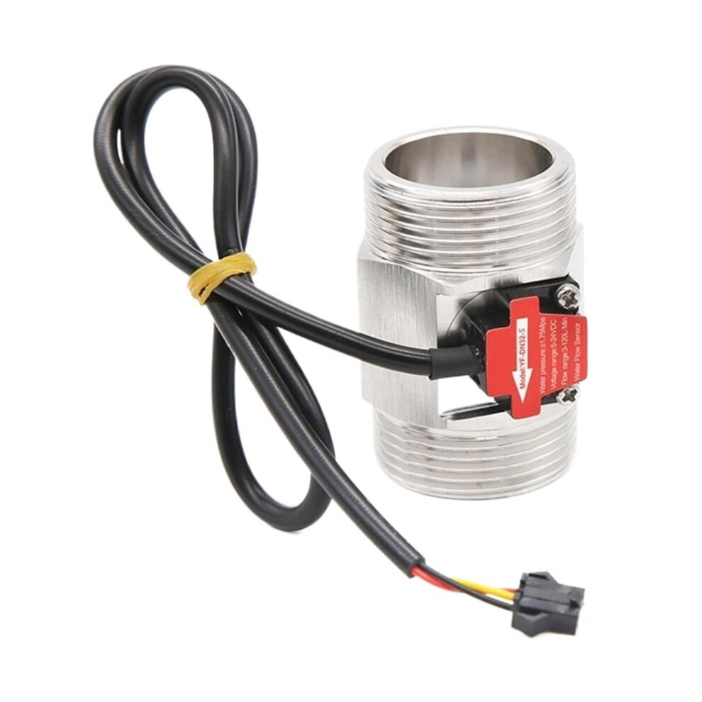 1.25-Inch Stainless Steel Flowmeter For 5-24Vdc Systems, Industrial Liquid Measurement, Durable Design 6447073486852