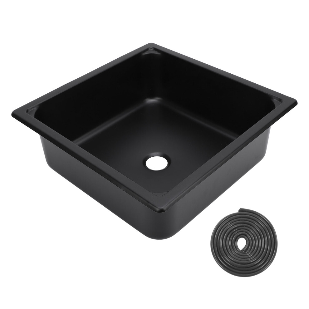 Single Bowl Bar Sink 13.8 X 13.8 X 4.7In Square Black 8320539929996
