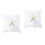 2pcs White Sea Star Ring Cushion Ocean Theme Wedding Pillow 4