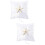 2pcs White Sea Star Ring Cushion Ocean Theme Wedding Pillow 7