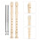 6 Sets 8-Hole Clarinet Beginner Wind Instrument for Kids 10