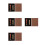 4 Sets DIY Sealing Wax Seal Stamp for Wedding Invitation 5