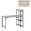 Vida Designs (Grey) Brooklyn 3 Shelf Computer Desk Home Study Office 8
