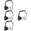 4pcs Rhinestone Bow Tie Pre-Tied Wedding Decor 9