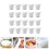 20pcs 100ml Dessert Cups with Lids for Ice Cream Pudding Snacks 11