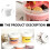20pcs 100ml Dessert Cups with Lids for Ice Cream Pudding Snacks 6