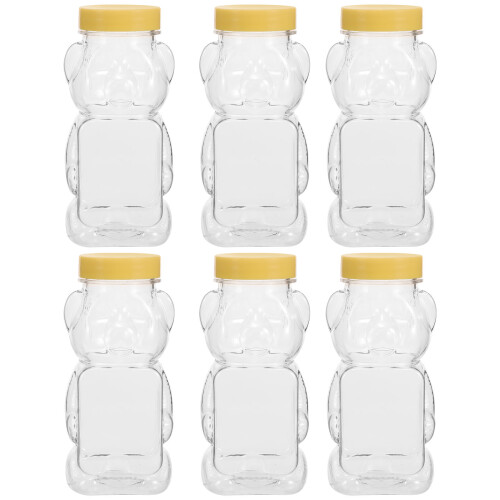 30 Pcs Bear Shape Honey Bottle Candy Storage Container