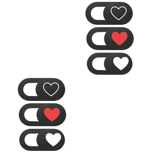 6 Pcs Heart Pattern Cover Slide Tablet Protection 2